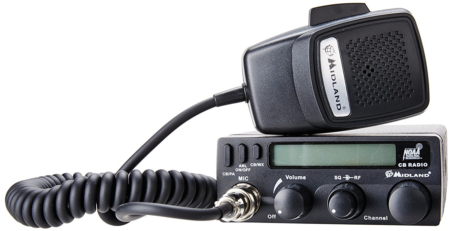 Midland 40 Channel Handheld CB with ANL, 1001LWX