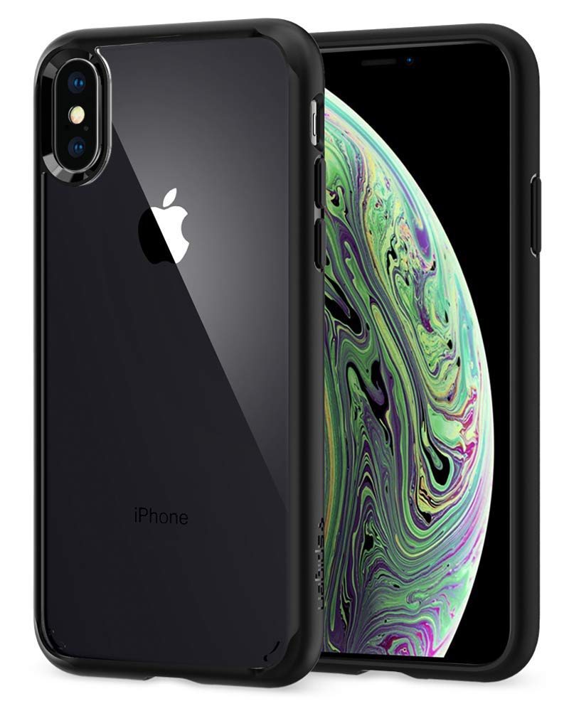  Spigen Ultra Hybrid Matte Black Case Designed for Apple iPhone X and iPhone Xs