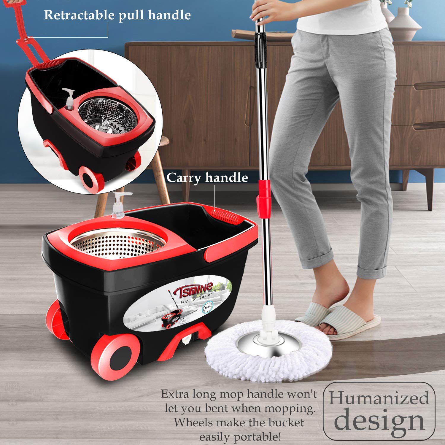portable mop bucket