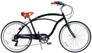 Fito Men's Marina Aluminum Alloy 7-Speed Beach Cruiser Bike
